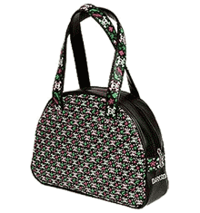 PINK AND GREEN SKULL PVC