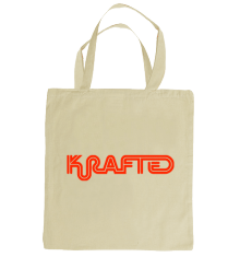 LOGO RED/NATURAL TOTE